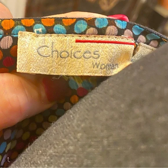 Choices Black Embroidered Appliques Open Front Long Sleeve Jacket - Picture 5 of 6